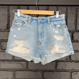Abercrombie & Fitch Annie High Rise Shorts 27